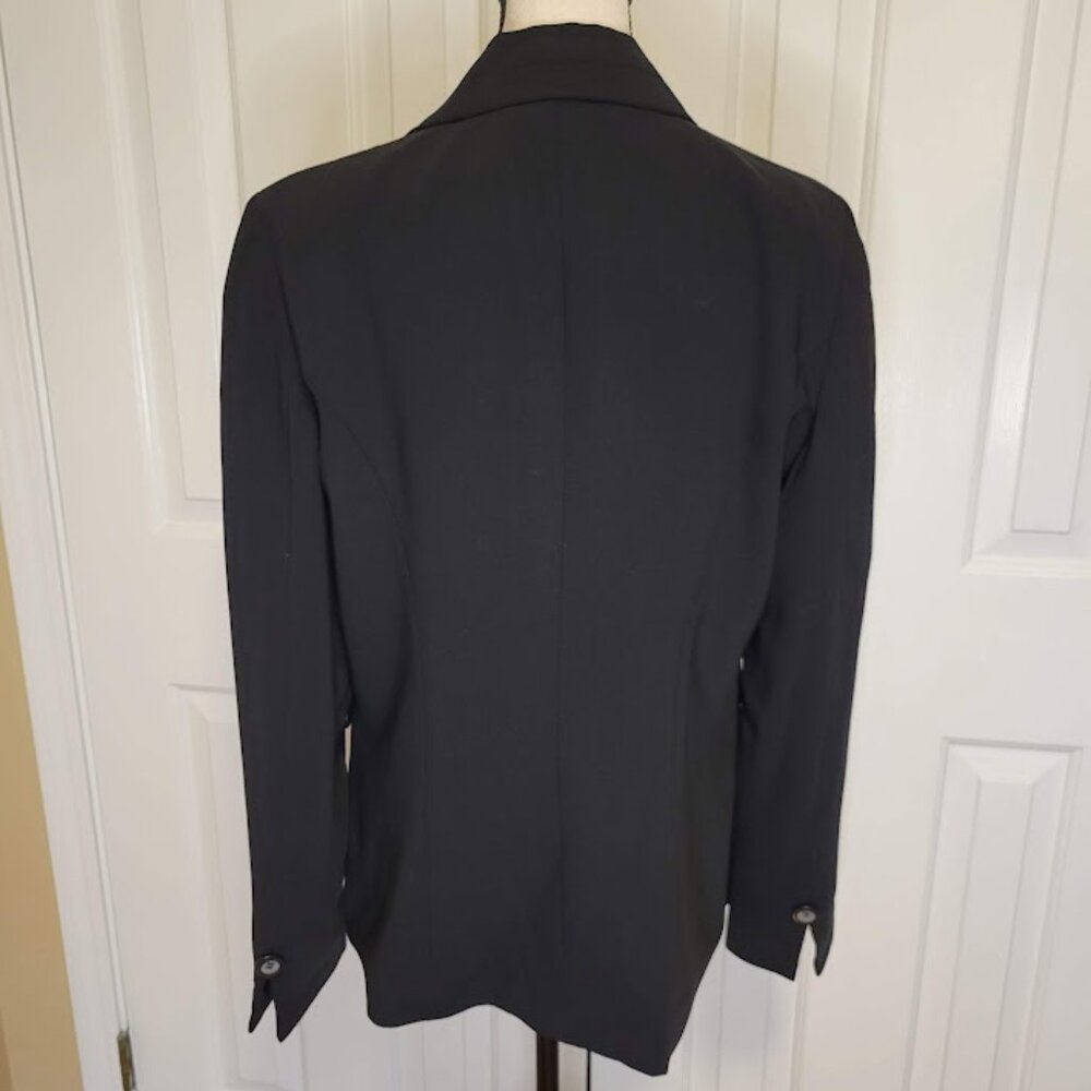 Pendleton Black One-Button Blazer Size 12 - image 2